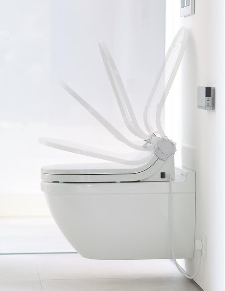 Badkamer Trends - Duravit SensoWash: WC met Discrete Bidet Functie met Afstandsbediening, Design Philippe Starck - MEER Badkamers .... (Foto Duravit  op DroomHome.nl)