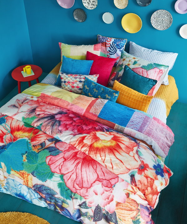 Beddinghouse dekbedovertrekken voorjaar zomer 2019 collectie – dekbedovertrek Colour Splash (Foto Beddinghouse  op DroomHome.nl)