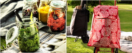 Zomerse Picknick met Ikea Picknick Tips & Picknick Accessoires - Ikea Voorraadpotten & Boodschappentas LEES MEER... (Foto Ikea op DroomHome.nl)