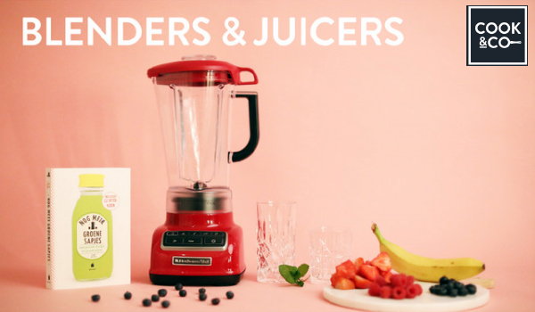 Goede voornemens? Gezond eten en drinken: sapjes en smoothies maken met blenders en juicers bij Cook&Co (Foto Cook&Co  op DroomHome.nl)