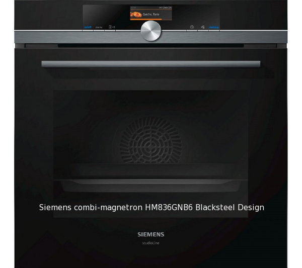 Nieuwe keuken project – blog 4: Siemens varioSpeed StudioLine bakoven met magnetron en HC HM836GNB6 (Foto Siemens  op DroomHome.nl)