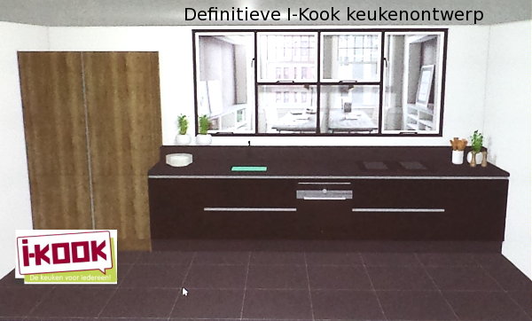 Nieuwe keuken project – blog 4: Definitieve keukenontwerp van keukencoach Jessica Renders, I-KOOK keukens. (Foto door DroomHome.nl)