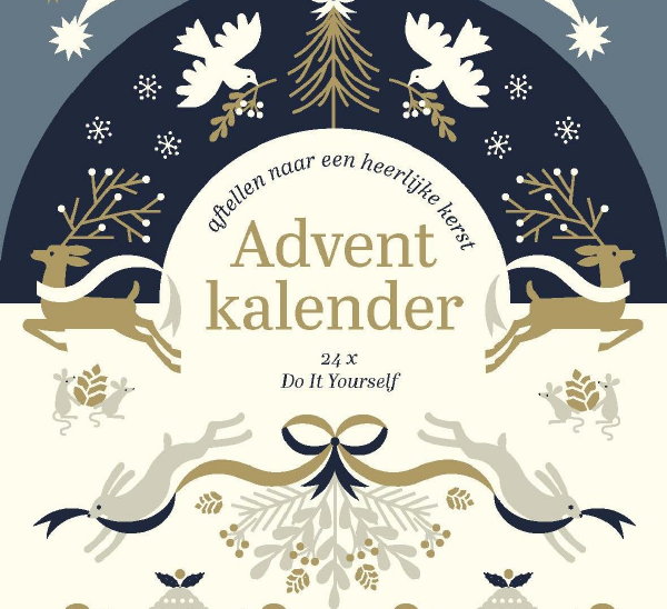 Do it yourself adventskalender met 24 zelfmaak projecten en kerst knutselen (Foto Uitgeverij Snor  op DroomHome.nl)