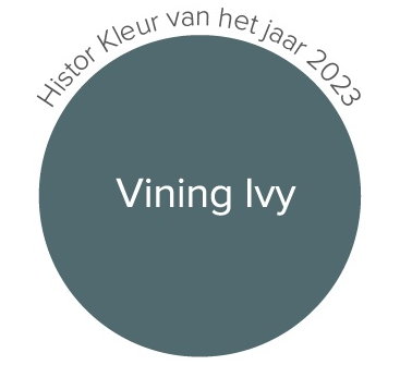 Histor Kleur van het Jaar 2023 Vining Ivy verfkleur (Foto: Histor Kleurentrends 2023 op DroomHome.nl)
