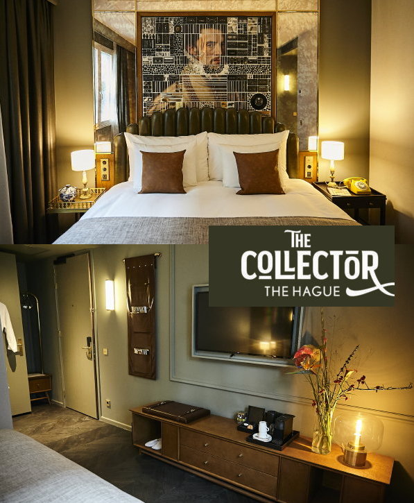 Hotel The Collector hotelkamer - hotel interieur design - Farrow and Ball verf (Foto Kiki Reijners  op DroomHome.nl)
