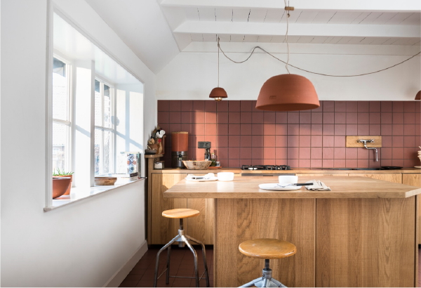 Flexa interieur kleur van het jaar 2019 Spiced Honey - keuken (Foto Flexa  op DroomHome.nl)