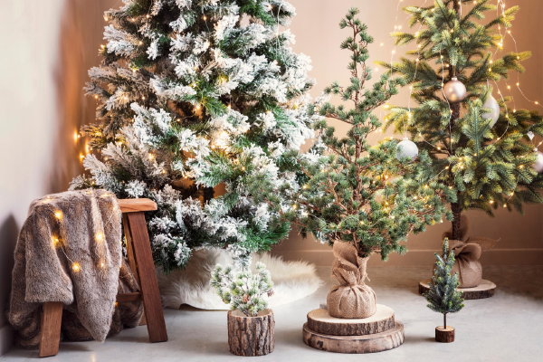 Casa kerst – Scandinavische kerst trend 2019: kerstbomen van traditionele kerstbomen tot hippe frost kerstbomen en alternatieve kerstbomen (Foto Casa  op DroomHome.nl)