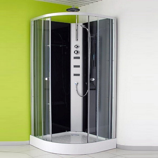 Kleine badkamer tips – Complete douchecabine Wiesbaden Jupiter (Foto Badkamerdepot.be  op DroomHome.nl)