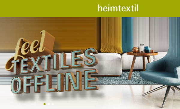 Heimtextil – Internationale Textiel en Stoffen Beurs in Frankfurt – MEER Woonbeurzen… (Foto Heimtextil  op DroomHome.nl)
