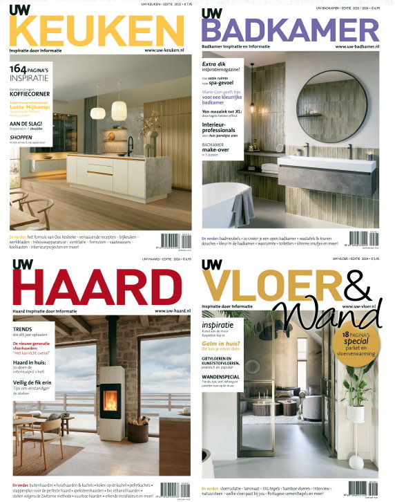 Uw Woonmagazine Inspiratie: Uw Badkamer - Alles over Badkamers, Uw Haard - Informatie over Haarden, Uw Vloer - Vloeren Ideeën & Uw keuken - Alles over Keukens (Foto Uw Woonmagazine  op DroomHome.nl)