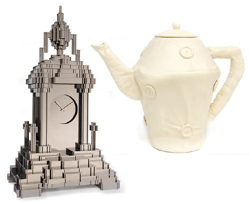 Succesvol Design van Kiki van Eijk & Joost van Bleiswijk! - 'Soft Tea Pot' Theepot van Kiki van Eijk &  'Pendulum XL'  Pendule van Joost van Bleiswijk - Meer Design... (Foto Perscentrum Wonen  op DroomHome.nl) 
