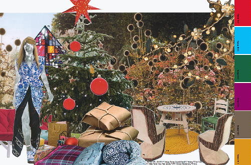 Kerst Trend 2012 - Fancy Folk Kerststijl Christmas World 2012 - Meer Kerst ... (Foto Christmas World Moodboard op DroomHome.nl)