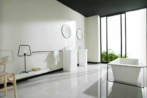 Badkamer Trends: Innovatie & High Tech in de Badkamer - Badkamer Modul Lijn van Systempool. MEER Badkamers ... (Foto Systempool, Perscentrum Wonen  op DroomHome.nl)