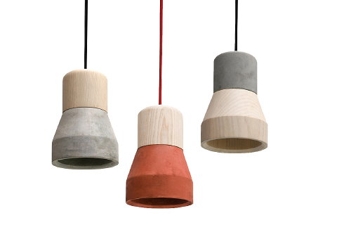 Design Trends 2013-2014: Maison Objet 11 Favorieten! Meubelbeurs Maison Objet in Parijs met Cement Wood Lamp van Thinkk Studio voor Specimen Editions. MEER Verlichting… (Foto Perscentrum Wonen  op DroomHome.nl)