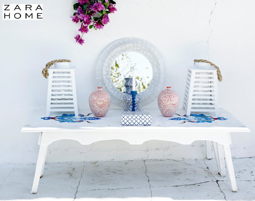 Zomer Interieur & Woontrends 2014: Zara Home Spring-Summer Trends 2014 – Zomerse Zara Woonaccessoires als Witte Windlichten & Vazen – MEER Interieur… (Foto Zara Home  op DroomHome.nl)