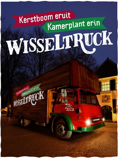 Kerstboom eruit, Kamerplant erin! Wissel je oude kerstboom in voor een kamerplant in onze Wisseltruck op verschillende plaatsen in Nederland! MEER Interieur & Planten ... (Foto MooiWatPlantenDoen.nl  op DroomHome.nl)