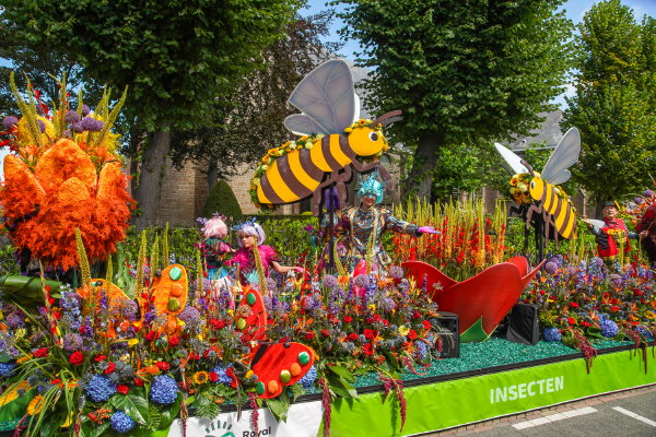 Flower Parade Rijnsburg – Nieuwste trends in planten en bloemsierkunst. (Foto: Bloemencorso Flower Parade Rijnsburg  op DroomHome.nl)