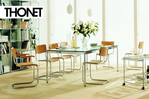 Woon Winactie: Maak kans op Gratis Thonet Stoel S43! Win de Design Klassieker: de Thonet Buisstoel S43 in Beuken & Chroom! Echte Wonen & Interieur Design Prijsvraag in Samenwerking met THONET.