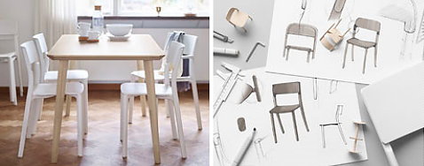IKEA Design Stoelen JANINGE – Mooie, Betaalbare & Oerdegelijke IKEA Stoelen & Barkrukken voor Keuken, Eetkamer & Restaurant, Design Form Us With Love! (Foto IKEA  op DroomHome.nl)
