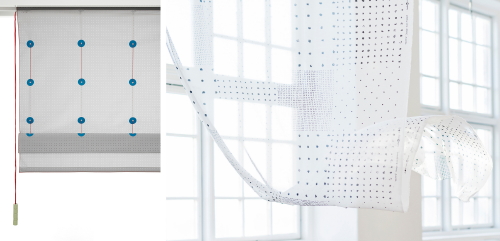 Raamdecoratie Trends 2015: Wit Licht! - Innovatieve Raambekleding in Huis. (Foto: Nya Nordiska Gordijnen & Boras Cotton Noppe, Design Sven Firstedt, Perscentrum Wonen  op DroomHome.nl)