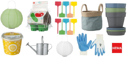 Tuin Trends 2015: HEMA Nieuwste Tuintrends in Tuinaccessoires, Zelf Kruiden & Planten Kweken, Picknicken & Tuingereedschap – MEER Tuin… (Foto HEMA Tuin, Terras & Balkon Producten  op DroomHome.nl)