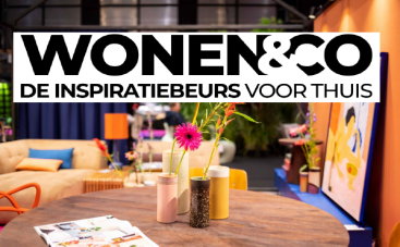 Woonbeurs Wonen&Co 2023 in de Martiniplaza te Groningen.  (Foto Wonen&Co  op DroomHome.nl)