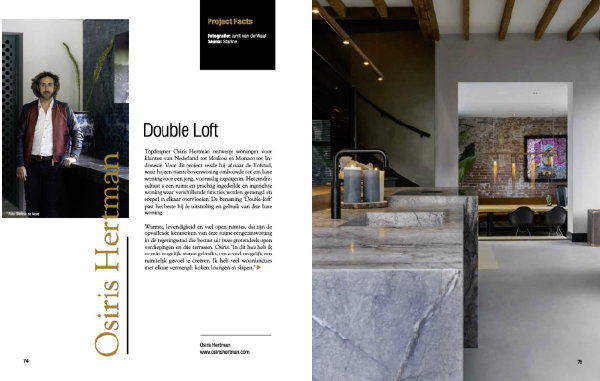 Hardcover UW Woonboek 2023 met interviews interieurarchitecten & glossy foto’s – Osiris Hertman (Foto: UW Woonboek 2023  op DroomHome.nl)