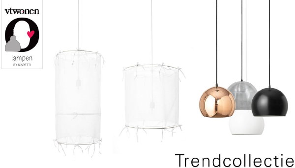 Trendy Verlichting: vtwonen Lampen bij Maretti – vtwonen Lampen Trend Collectie. (Foto vtwonen Maretti Lighting  op DroomHome.nl)