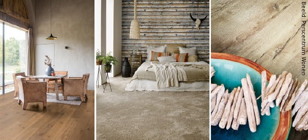 Vloeren trends 2016 – Voetjes op de Vloer! Quick Step Parket, Parade Tapijt Touch, Vinylvloer Mountain Oak Moduleo – MEER Vloeren… (Foto Perscentrum Wonen  op DroomHome.nl)