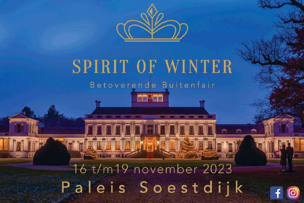 Woonbeurs: Spirit of Winter 2023 Betoverende Buitenfair op Paleis Soestdijk, Baarn! (Foto Spirit of Winter  op DroomHome.nl)