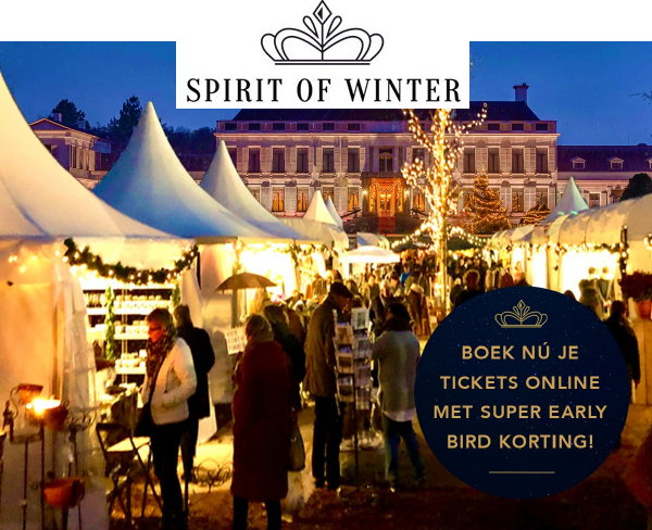 Woonbeurs: Spirit of Winter 2023 Betoverende Buitenfair op Paleis Soestdijk, Baarn! (Foto Spirit of Winter  op DroomHome.nl)
