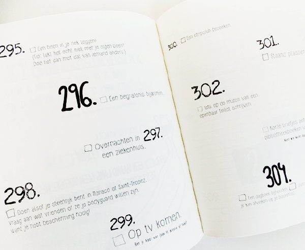 Het Bucketlist Boek Online Bestellen – 500 Dingen Doe-Boek die je Gedaan Moet Hebben Met Ruimte voor Eigen Ideeën! (Foto Het Bucketlist Boek, Auteur Elise de Rijck  op DroomHome.nl)
