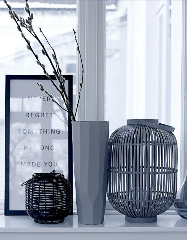 Geef je Woonkamer een Tint – Woondecoratie in de Vensterbank (Foto Pinterest  op DroomHome.nl)