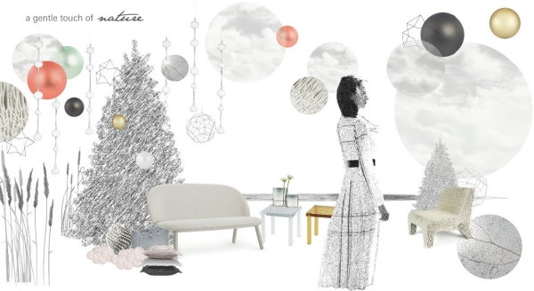 Kerst 2017-2018 – Christmasworld 2017-2018 Kersttrend in Kerstdecoratie: a gentle touch of NATURE (Foto Christmasworld  op DroomHome.nl)