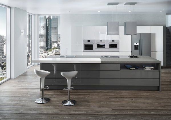 Küppersbusch Shade of Grey Keukenapparaten Collectie in een Warme Middel-Grijze Metallic Kleur – MEER keuken Trends… (Foto Küppersbusch  op DroomHome.nl)