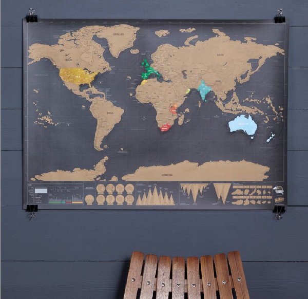 Kras Wereldkaart Map DroomHome Interieur Woonsite