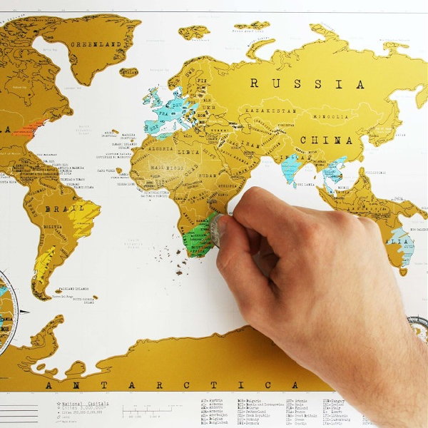 vertrekken Haat Cyclopen Kras Wereldkaart Scratch Map - DroomHome | Interieur & Woonsite