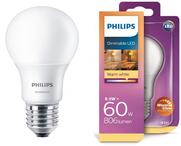 Philips Lampen SceneSwitch & WarmGlow Gekozen Product van het Jaar 2017. (Foto Philips  op DroomHome.nl)